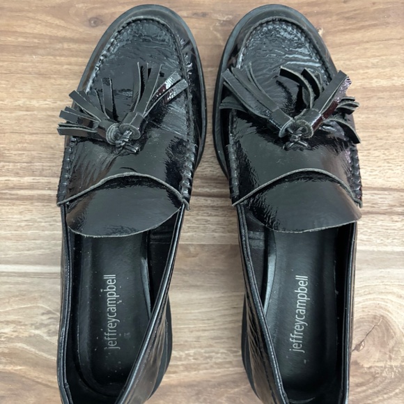 Jeffery Campbell Patent Loafer Size 8 - Picture 5 of 5